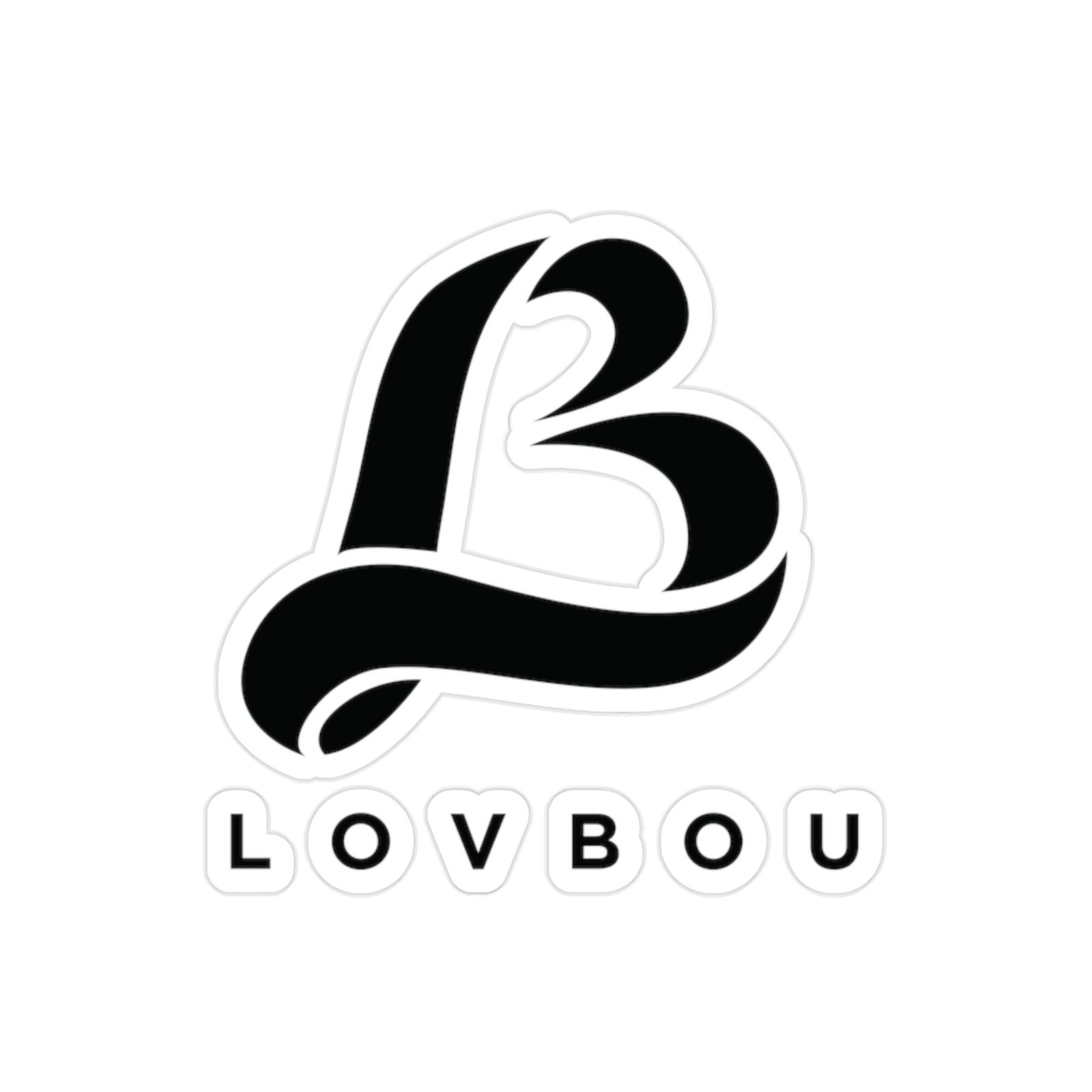 Stickers - Stylish Die-Cut LovBou Design