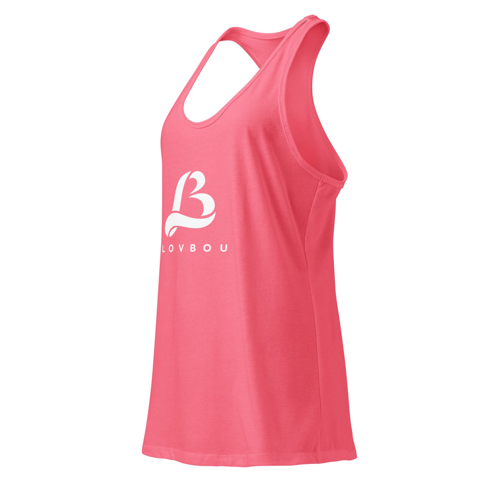 lovbou fitted racerback tank top