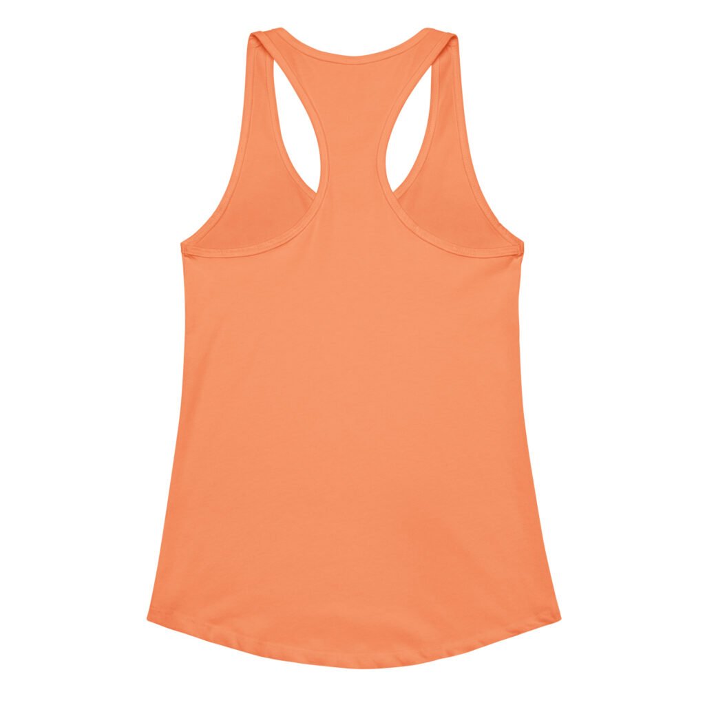 lovbou fitted racerback tank top