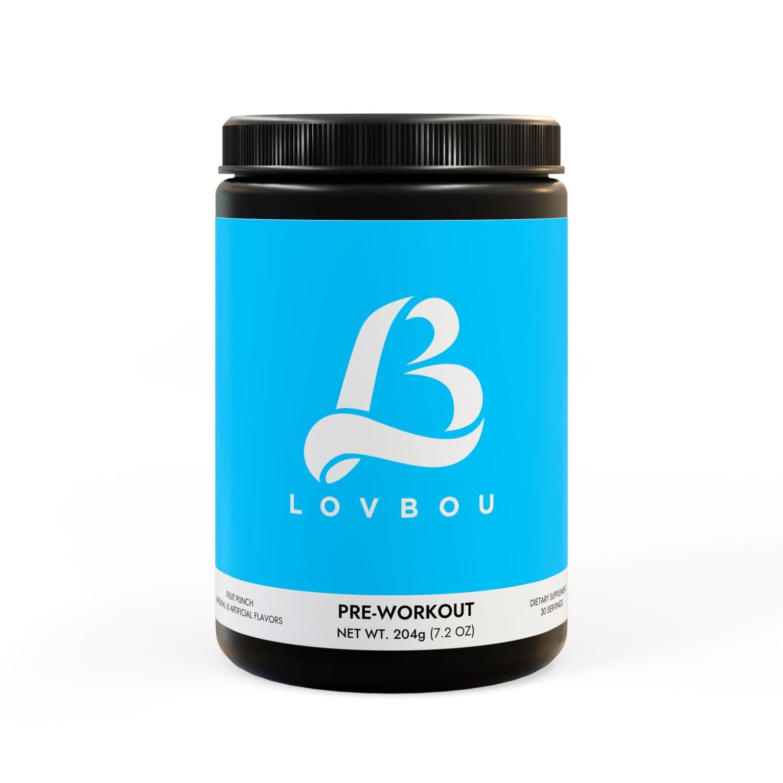 Pre-Workout Supplement, Fruit Punch (204g, 7.1oz)