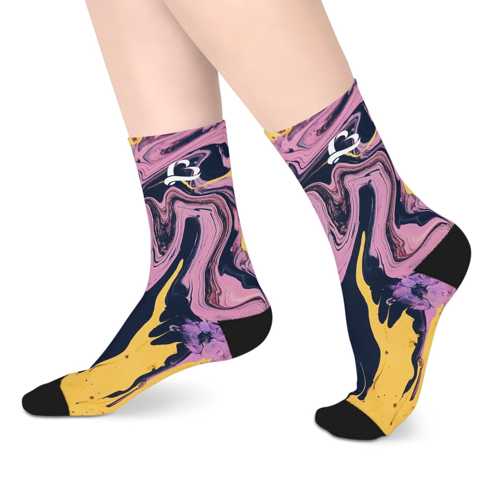 Vibrant Mid-length Socks