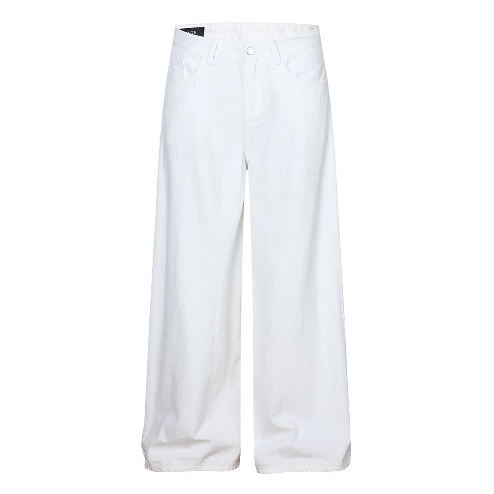 White Denim Pants
